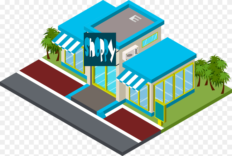 Isometric Clipart, Neighborhood, Architecture, Housing, House Free Png