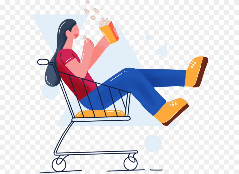 Isometric Fantasy Bridge Icon, Adult, Female, Person, Shopping Cart Png Image
