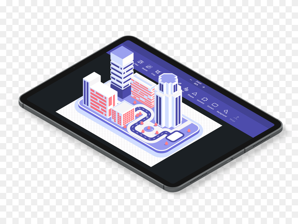 Isometric Grid, Computer, Electronics, Tablet Computer, Mobile Phone Png Image
