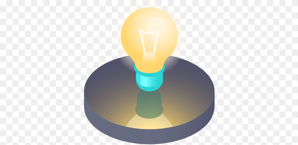 Isometric Light Bulb Icon Idea Isometric Icon, Lightbulb, Lighting Free Transparent Png