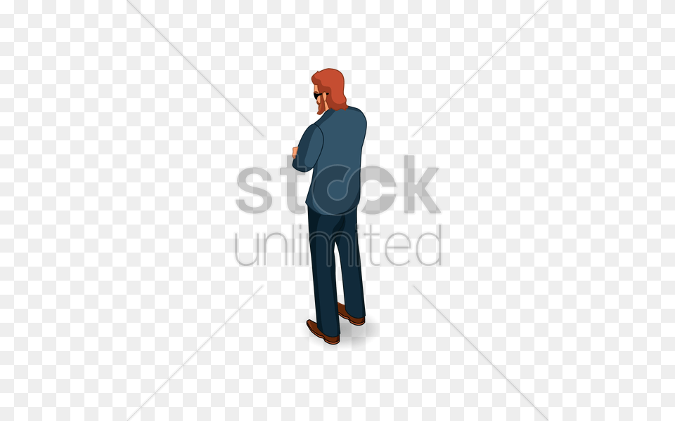 Isometric Man Standing Vector Image, Walking, Photography, Person, Adult Free Png Download