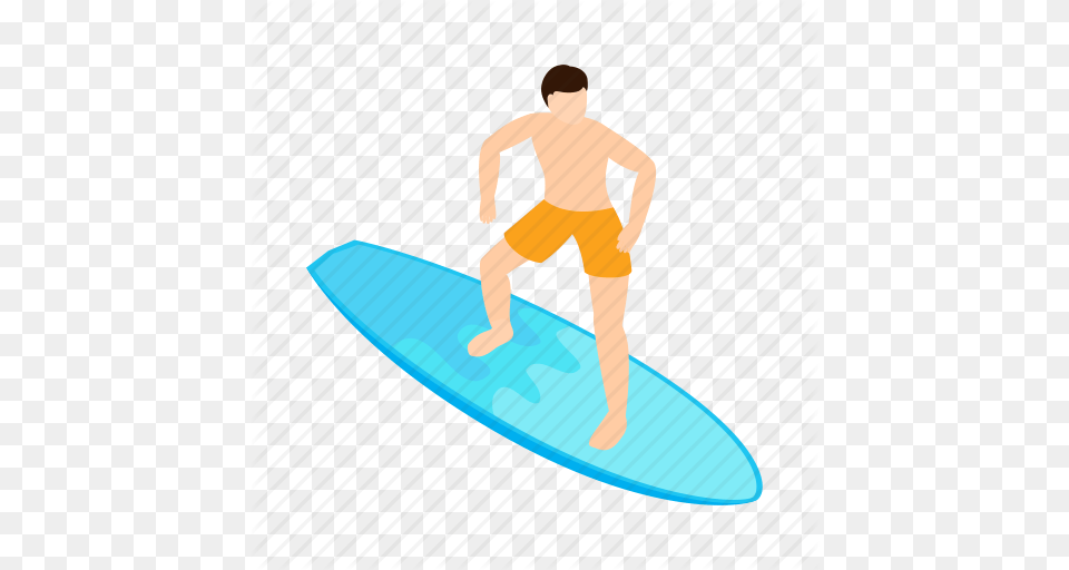 Isometric Ocean Surf Surfer Vectior Water Wave Icon, Leisure Activities, Surfing, Sport, Nature Free Png
