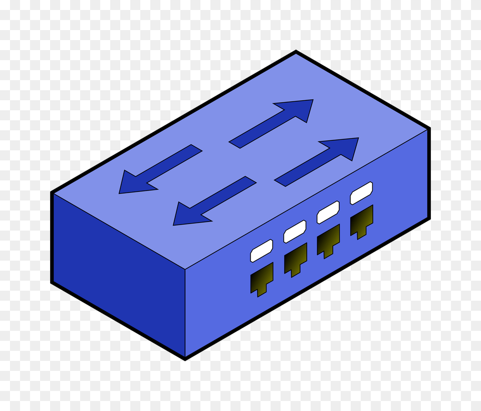 Isometric Switch With Border Icons, Electronics, Hardware, Business Card, Hub Png Image