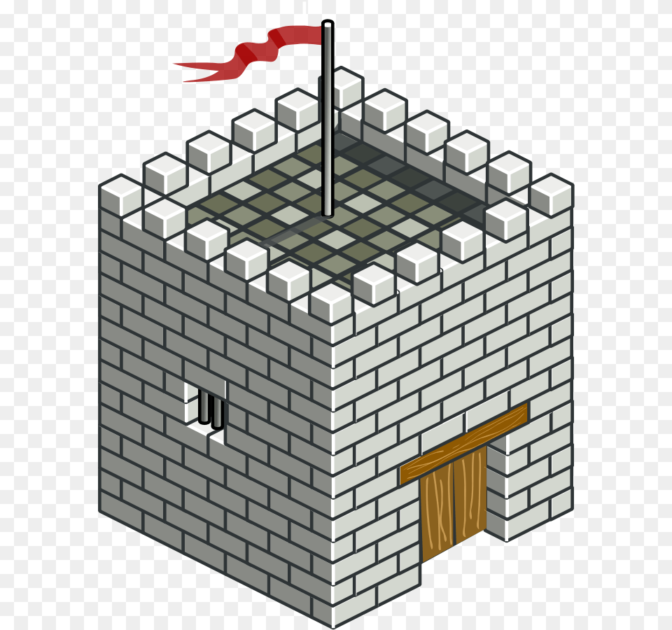 Isometric Tower Svg Clip Arts Castle Tower Isometric, Brick, Chess, Game Free Transparent Png