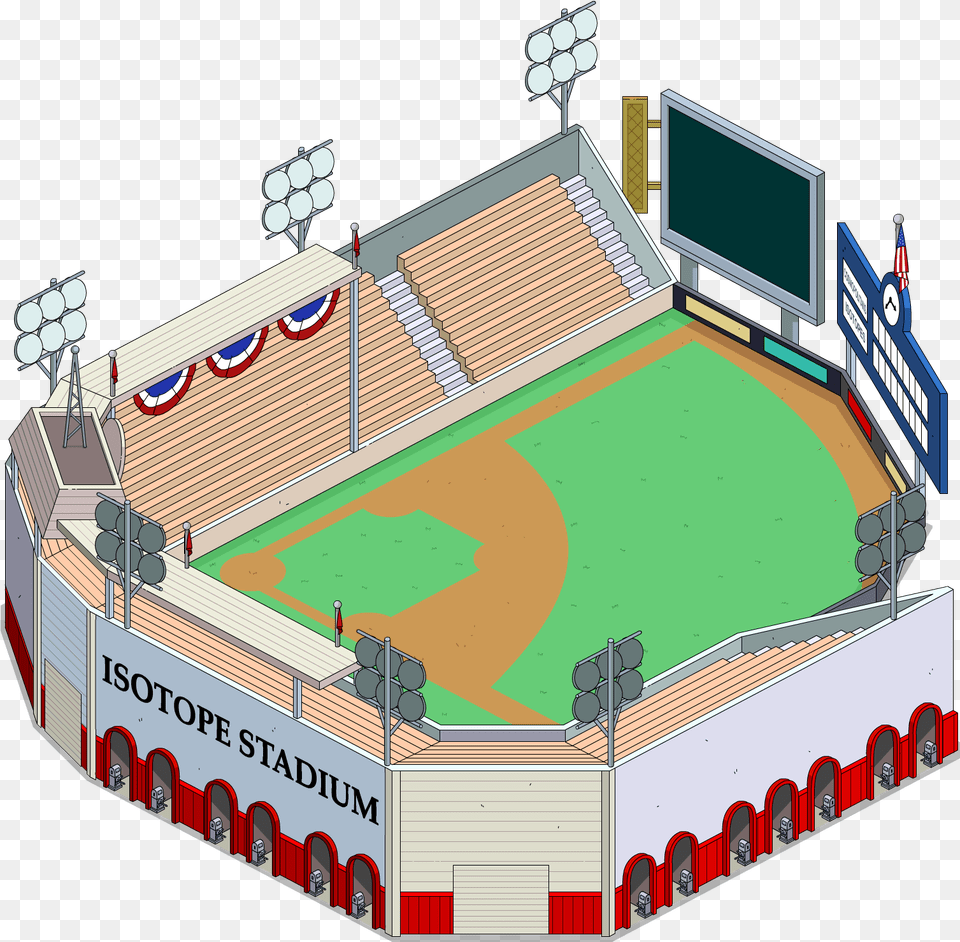 Isotope Stadium Tapped Out, Field, Architecture, Arena, Building Free Transparent Png
