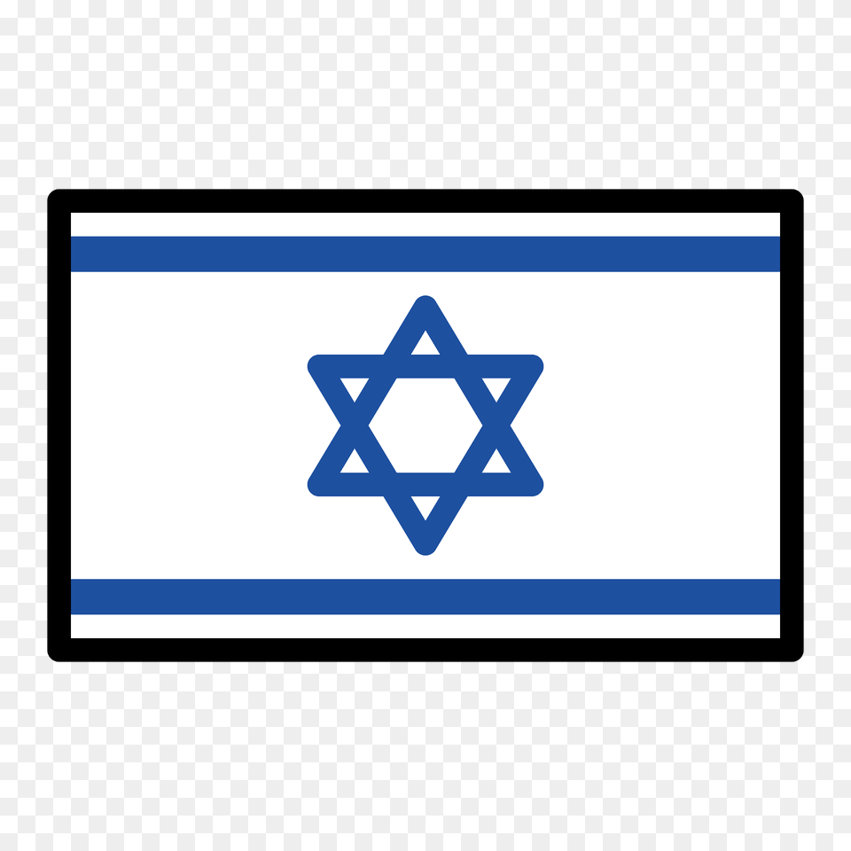 Israel Flag Emoji Clipart, Star Symbol, Symbol, Computer Hardware, Electronics Free Transparent Png