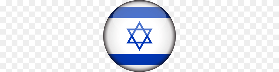 Israel Flag Image, Star Symbol, Symbol, Ball, Rugby Free Png Download