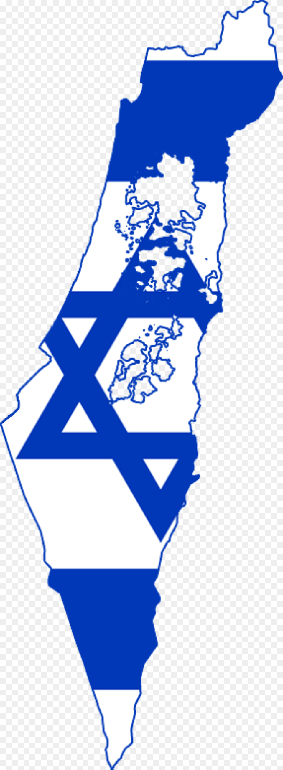 Israel Flag Map, Land, Nature, Outdoors, Sea Free Png Download