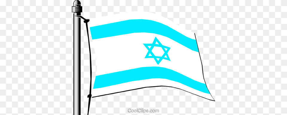 Israel Flag Royalty Vector Clip Art Illustration, Israel Flag Free Png Download