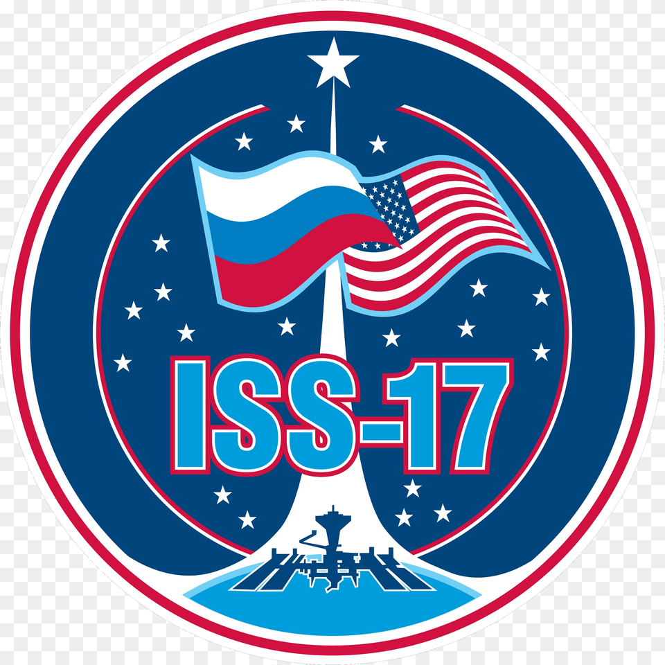 Iss Expedition 17 Patch Nasa Space Aesthetic, Emblem, Symbol, American Flag, Flag Png Image