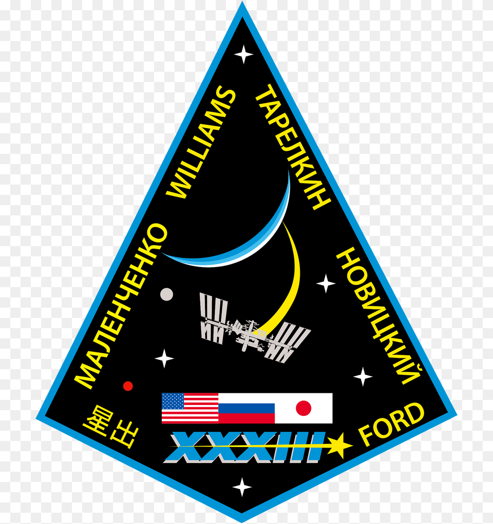 Iss Expedition 33 Patch Clipart, Triangle, Clothing, Hat, Scoreboard Free Png Download