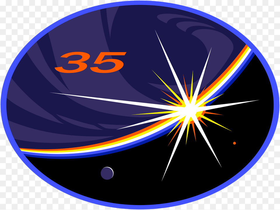 Iss Expedition 35 Patch Clipart, Flare, Light, Nature, Night Free Png