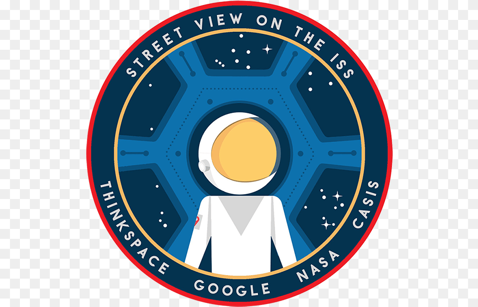 Iss Street View Mission Patch Celebrates Collaboration Sts, Logo, Badge, Symbol, Wristwatch Free Png Download