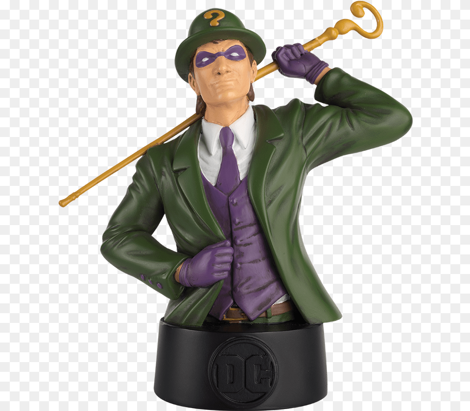 Issue 11 Riddler Batman Universe Collector39s Busts, Clothing, Coat, Figurine, Adult Png