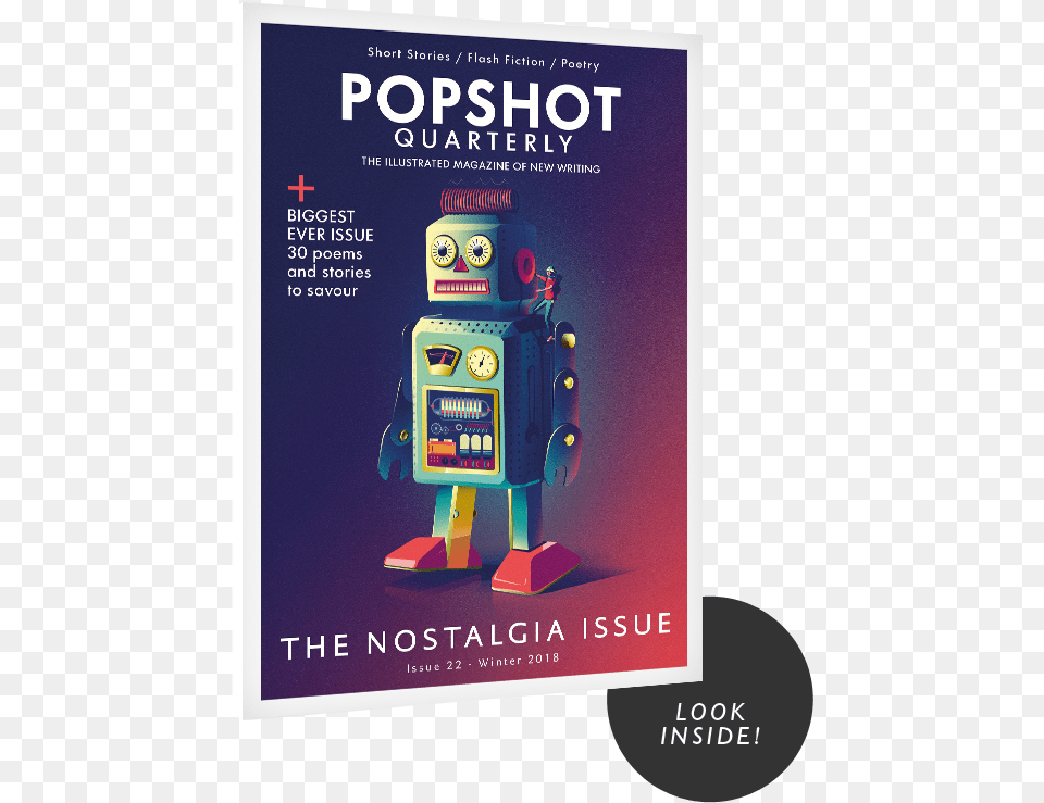 Issue 22 The Nostalgia Issue Popshot Magazine, Advertisement, Poster, Robot Free Png Download