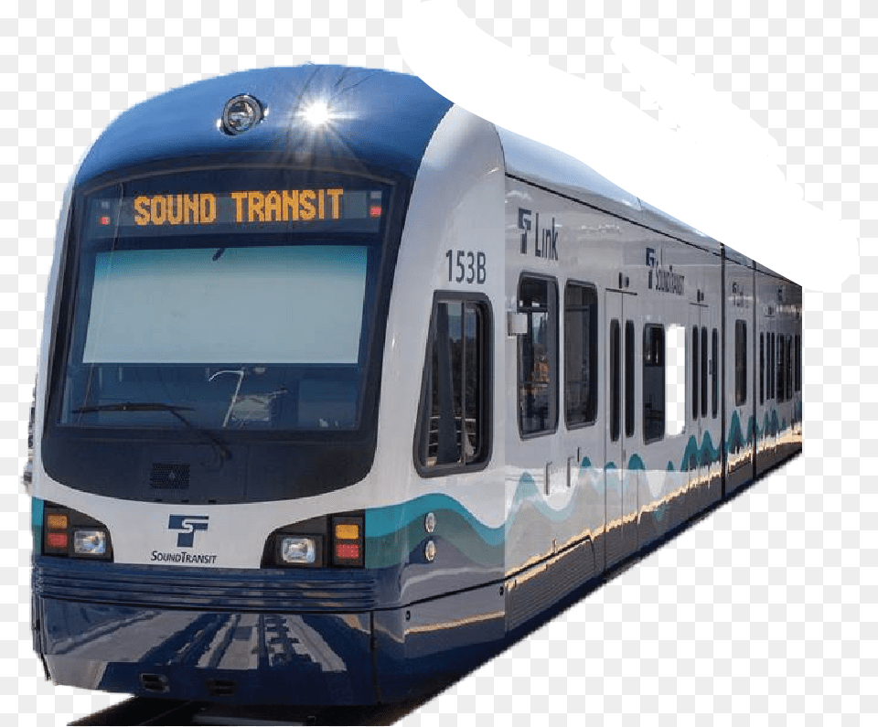 Issue With Time Efficiency In The Light Rail Light Rail Shoreline, Railway, Train, Transportation, Vehicle Png Image