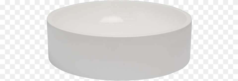 Istone Round Basin 400x105mm Gloss White Coffee Table, Art, Bowl, Porcelain, Pottery Free Png