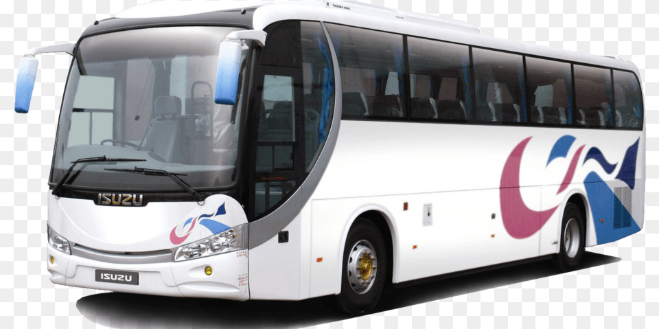 Isuzu Bus, Transportation, Vehicle, Tour Bus, Machine Free Png