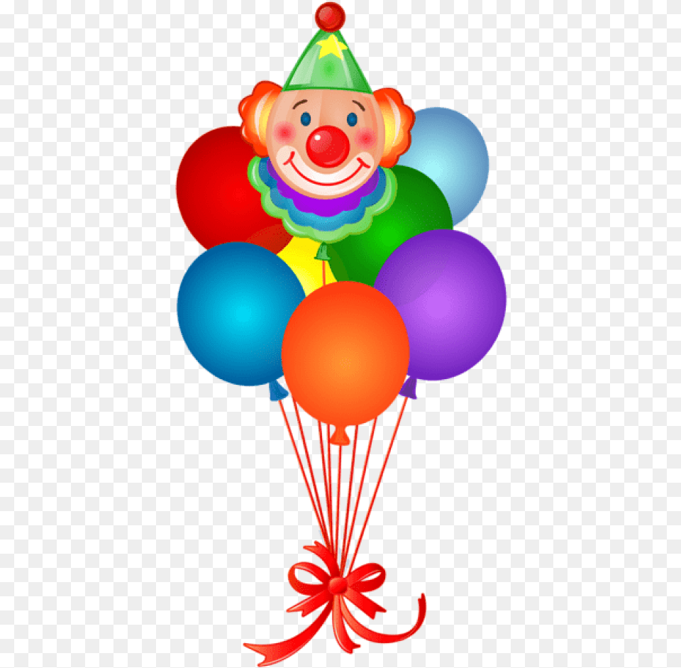 It Clown Clown With Balloons Clipart, Balloon, Performer, Person Free Transparent Png