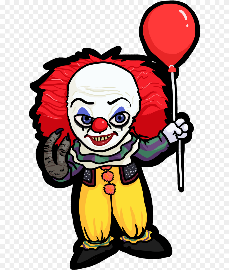 It Clown Youtube Drawing Film Pennywise Cartoon, Baby, Person, Performer, Face Free Png Download