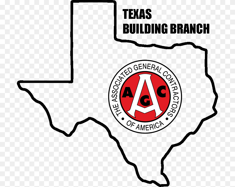 It Contains Separate Chapters For The Texas Property Associated General Contractors Of America Logo, Sticker, Symbol Free Png