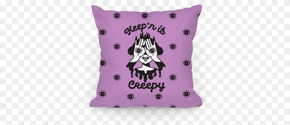 It Creepy Pillows Lookhuman, Pillow, Home Decor, Cushion, Cream Free Transparent Png
