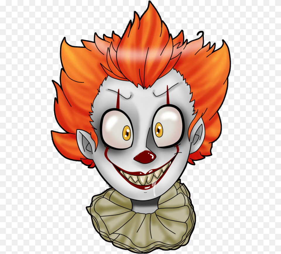 It Drawing Fan Art Pennywise Drawing, Baby, Person, Performer, Clown Free Png Download