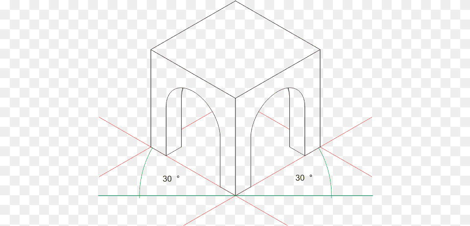 It Has Some Very Easy And Useful Rules In Which Dimensions Isometrische Perspektive, Arch, Architecture Free Transparent Png