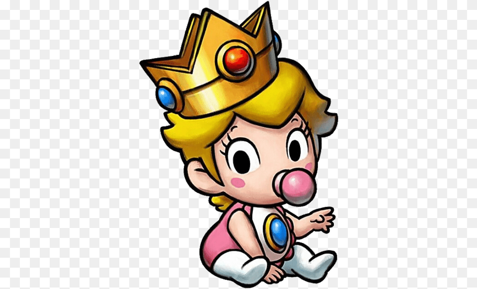 It Is A Baby Princess Peach Mario And Luigi Partners In Time Art, Person Free Png Download