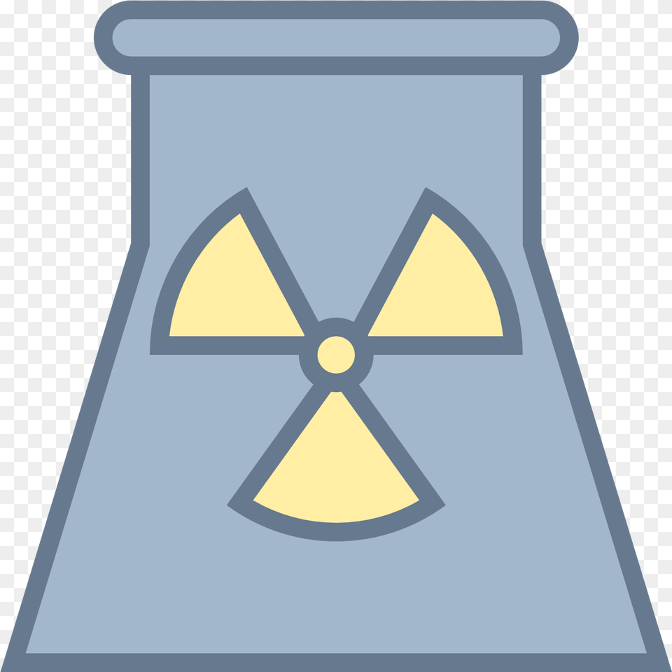 It Is A Basic Picture Showing A Nuclear Power Plant Nuclear Power Plant Icon, Lighting, Symbol Png