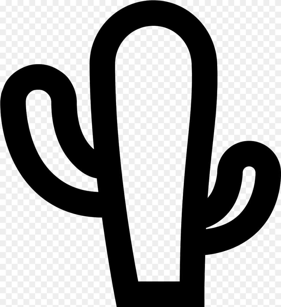 It Is A Cactus Icon Kaktus Icon, Gray Free Transparent Png