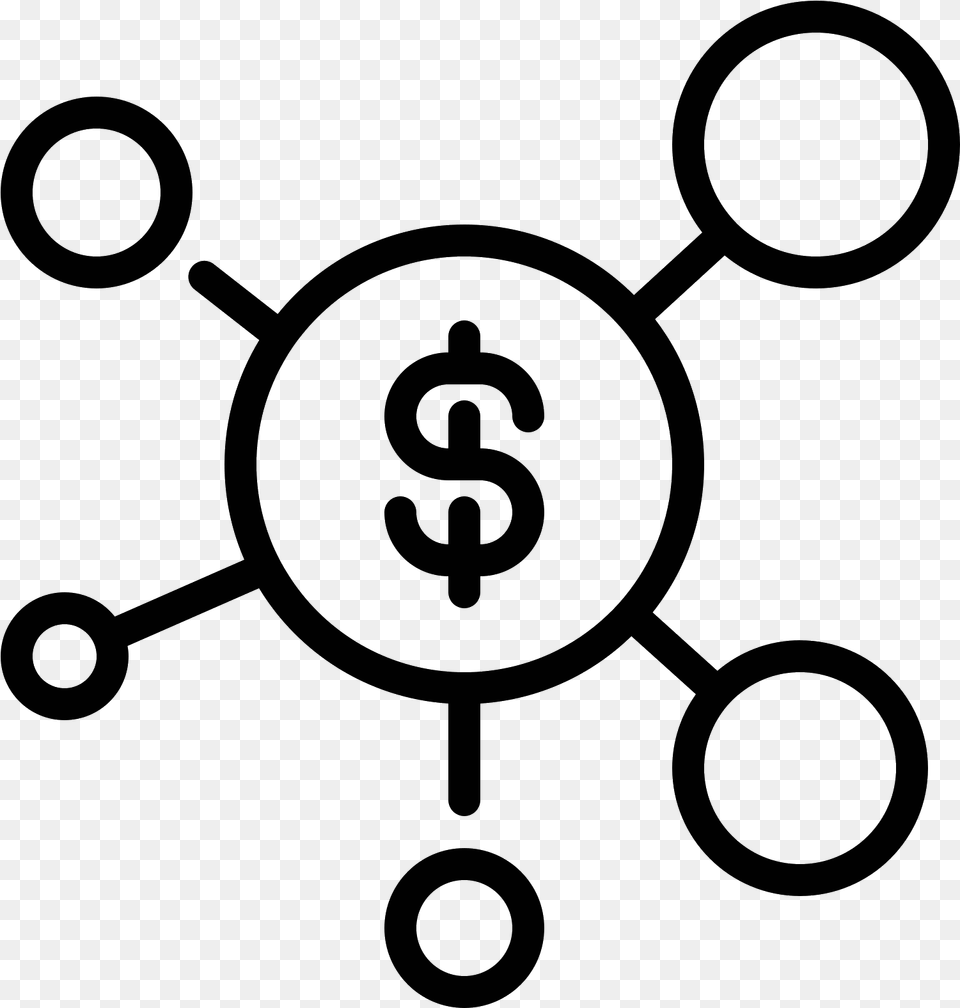 It Is A Large Circle With A Dollar Sign In The Middle Icon Crowdfunding, Gray Free Png Download