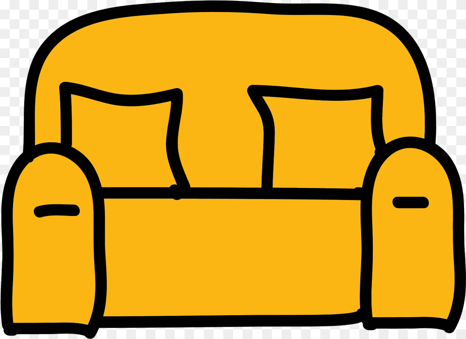It Is An Icon Of A Sofa, Couch, Furniture, Home Decor, Chair Free Png