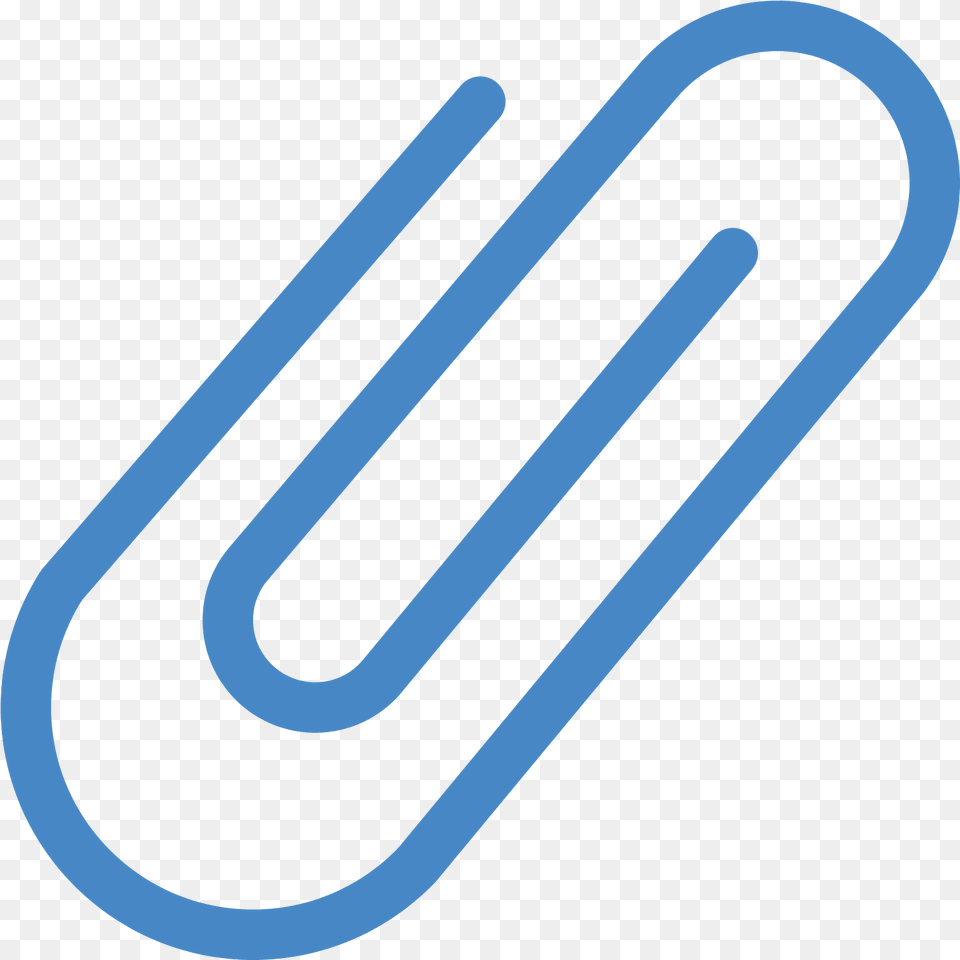 It Is An Image Of A Black Paperclip Attach Icon, Cutlery, Smoke Pipe, Electronics, Hardware Png