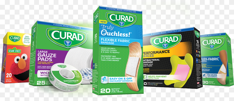 It Is Being Reported That Curad Bandages Buy 1 Get Curad Truly Ouchless Bandages Flexible Fabric, Advertisement, Tape, Poster Free Transparent Png