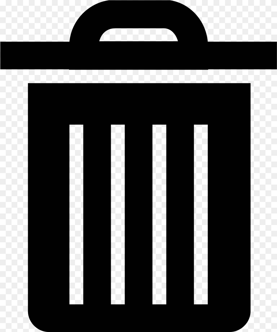 It Is Worthless Discarded Material Or Objects Black Trash Icon, Gray Free Png Download