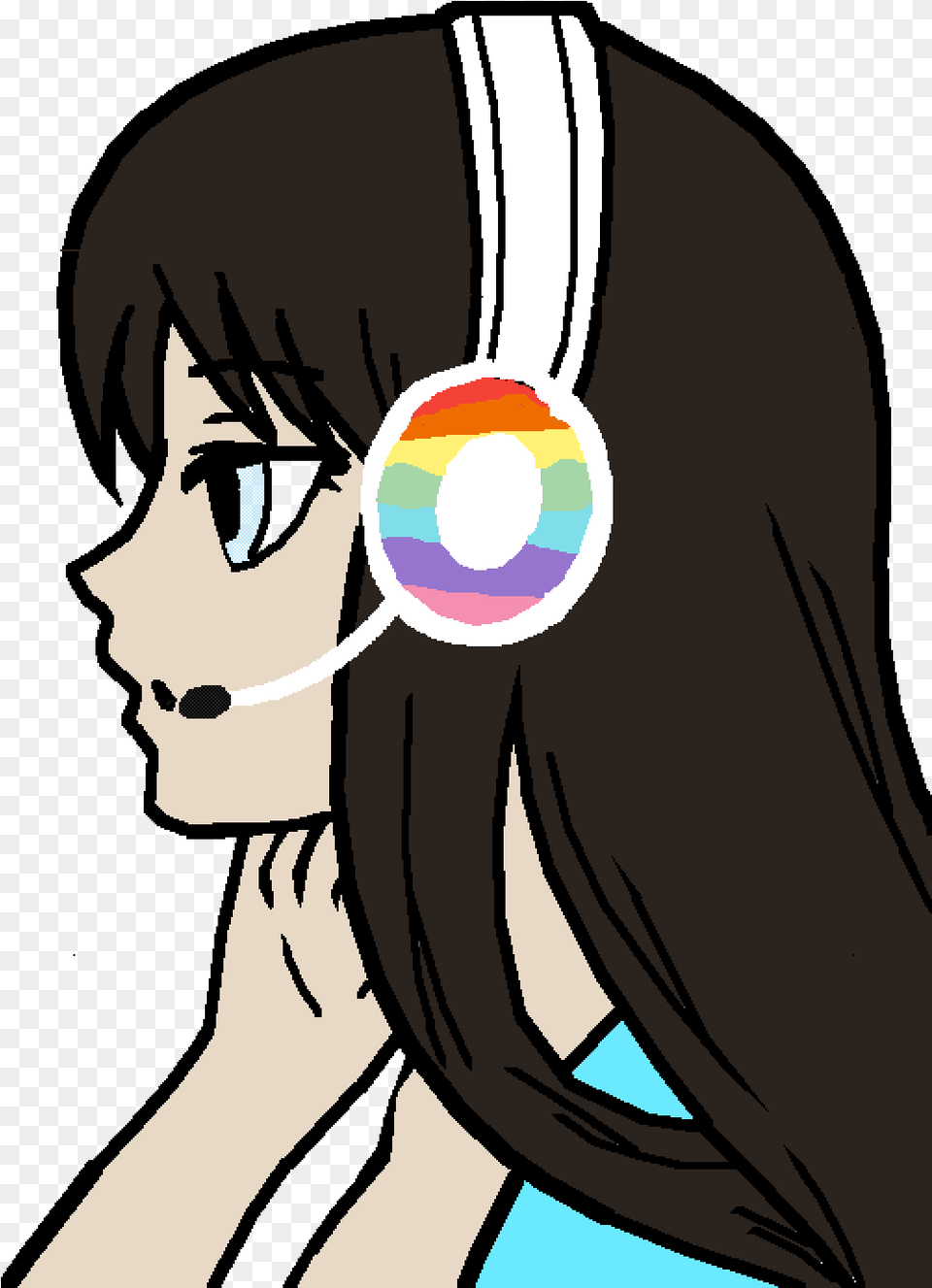 It Kinda Looks Like Mwa Except I Have Brown Eyes Gucci Anime Girl Easy To Draw, Adult, Female, Person, Woman Free Png Download