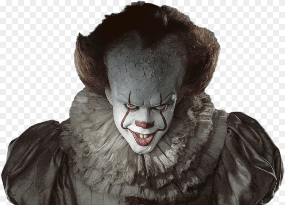 It Pennywise Close Up Guy That Plays It 2017, Adult, Portrait, Photography, Person Png Image