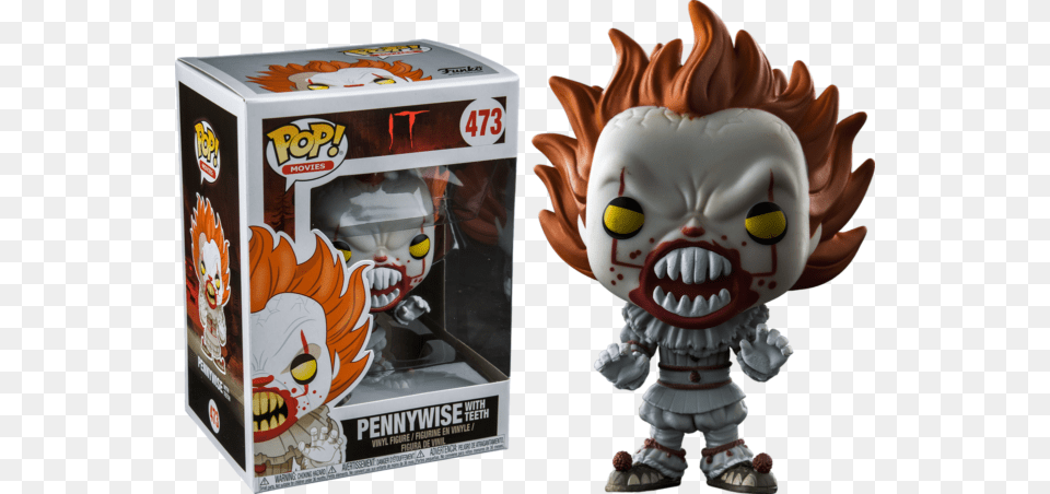 It Pennywise With Teeth Funko Pop, Baby, Person Png Image
