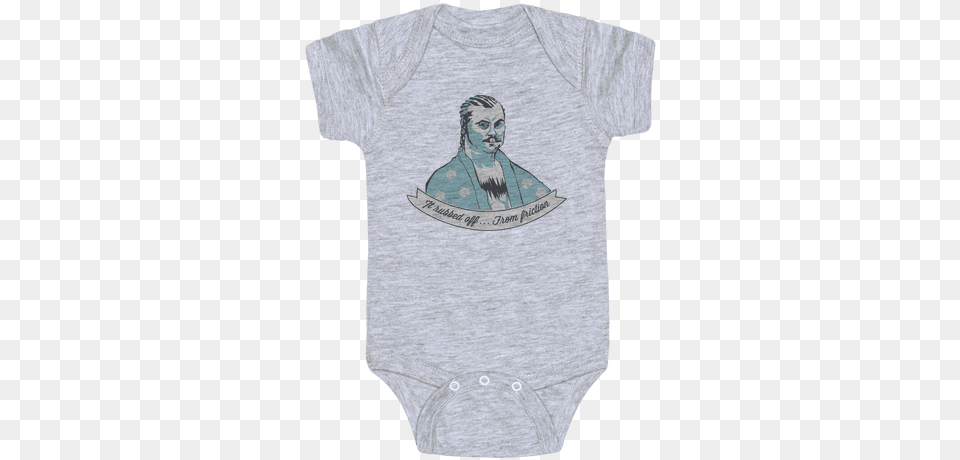 It Rubbed Off Baby Onesy Potato Baby Meme, Clothing, T-shirt, Person Png