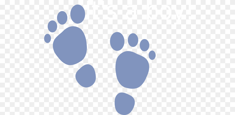 It S A Boy Footprints Clip Art, Footprint Png Image