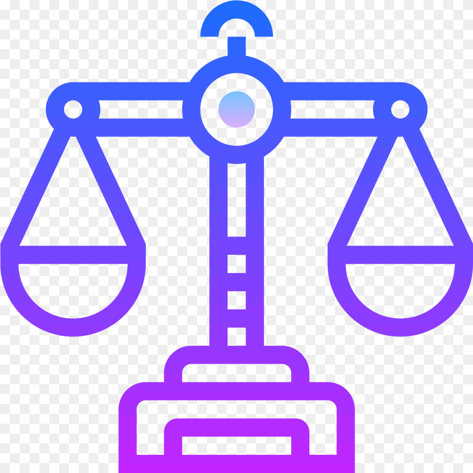It S A Drawing Of The Scales Of Justice Rule Of Law Icon, Cross, Symbol Free Png Download