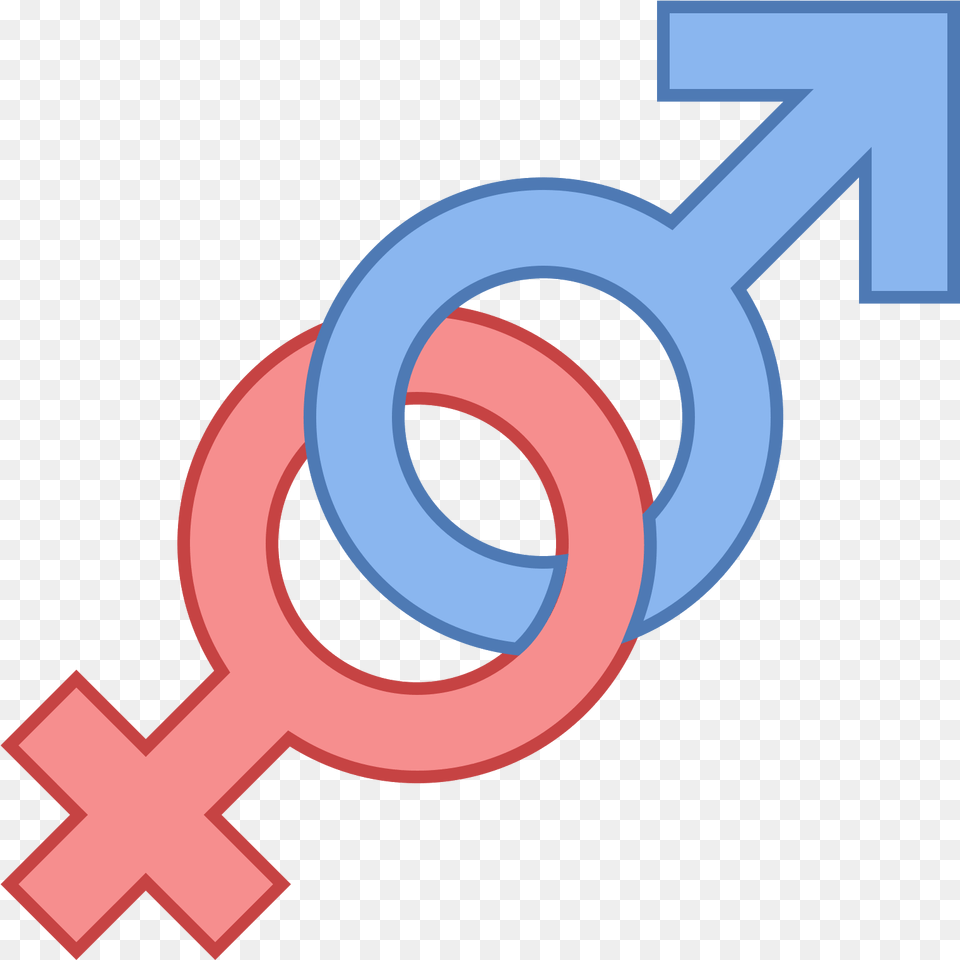 It S A Gender Icon Represented By Two Circles Interlocking Minus Sign Clip Art, Key Png Image