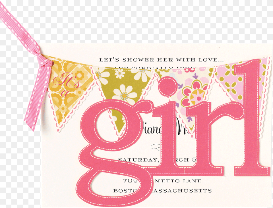 It S A Girl Banner, Advertisement, Envelope, Greeting Card, Mail Png