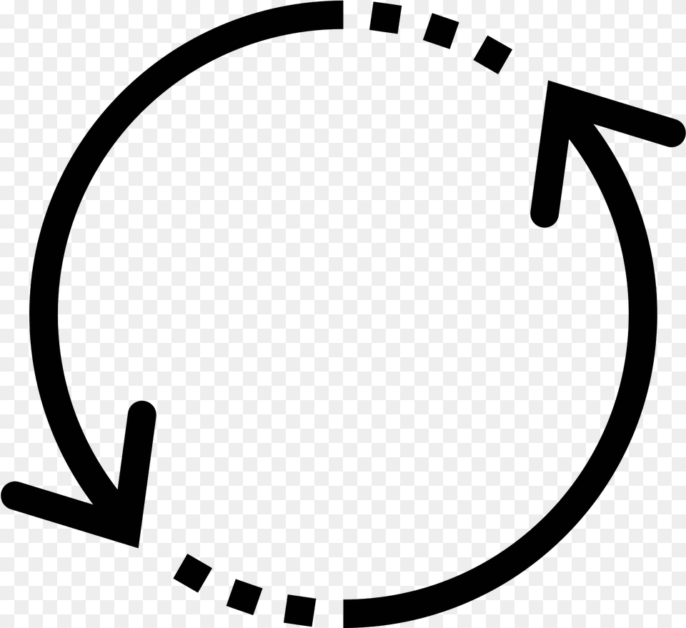 It S A Logo Of Two Circular Arrows Which Close Back Replacement Icon, Gray Free Png