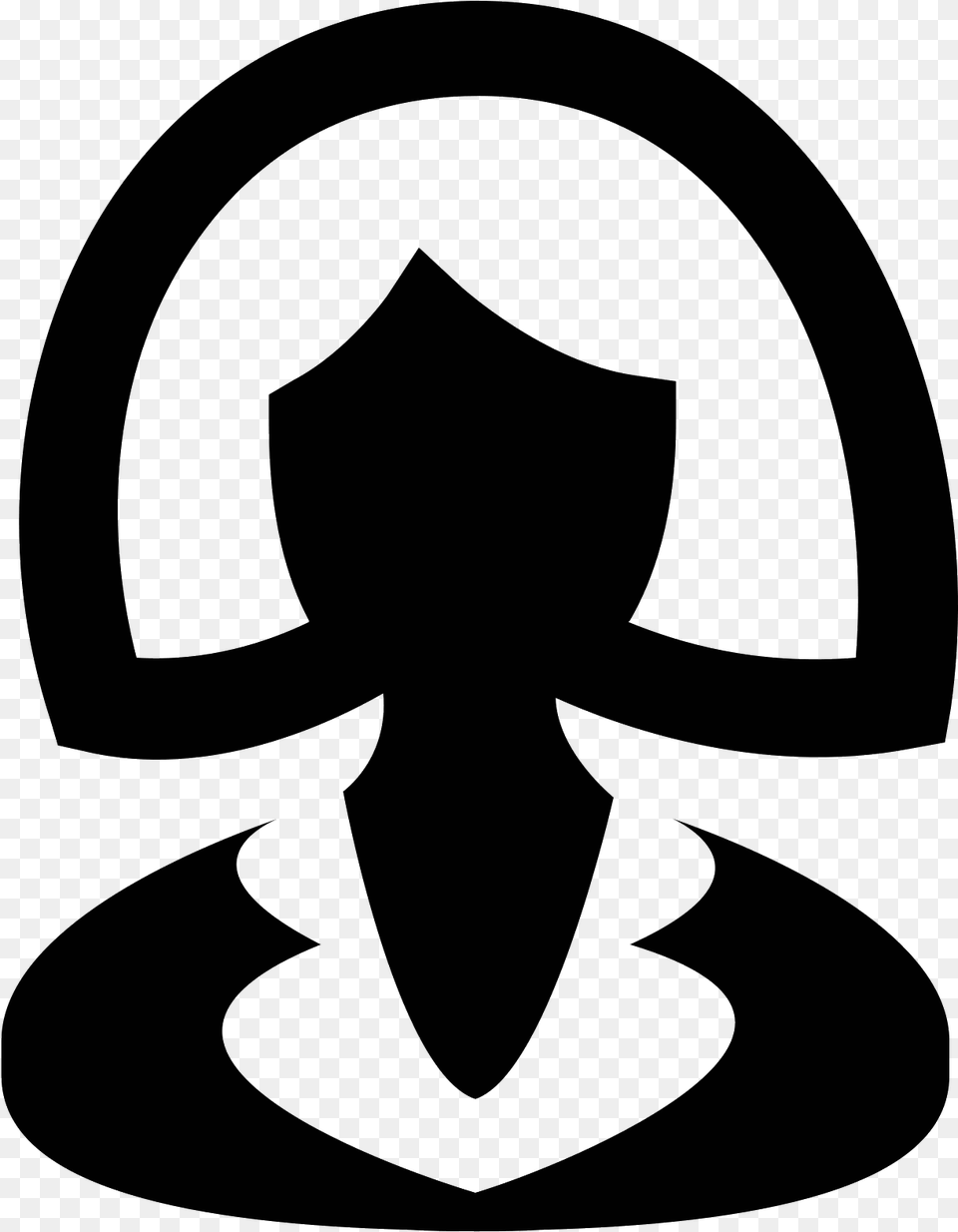 It S A Simplified Portrait Of A Head Bearing A Female Pink Business Woman Icon, Gray Png