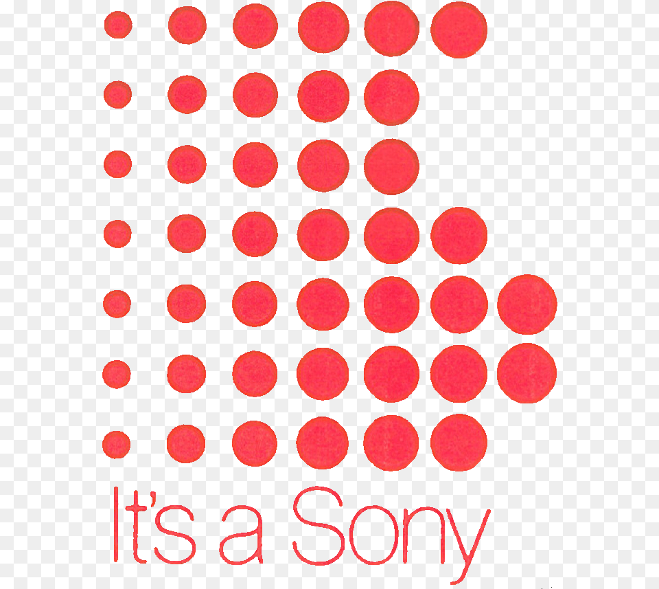 It S A Sony Logo, Pattern, Polka Dot Png Image