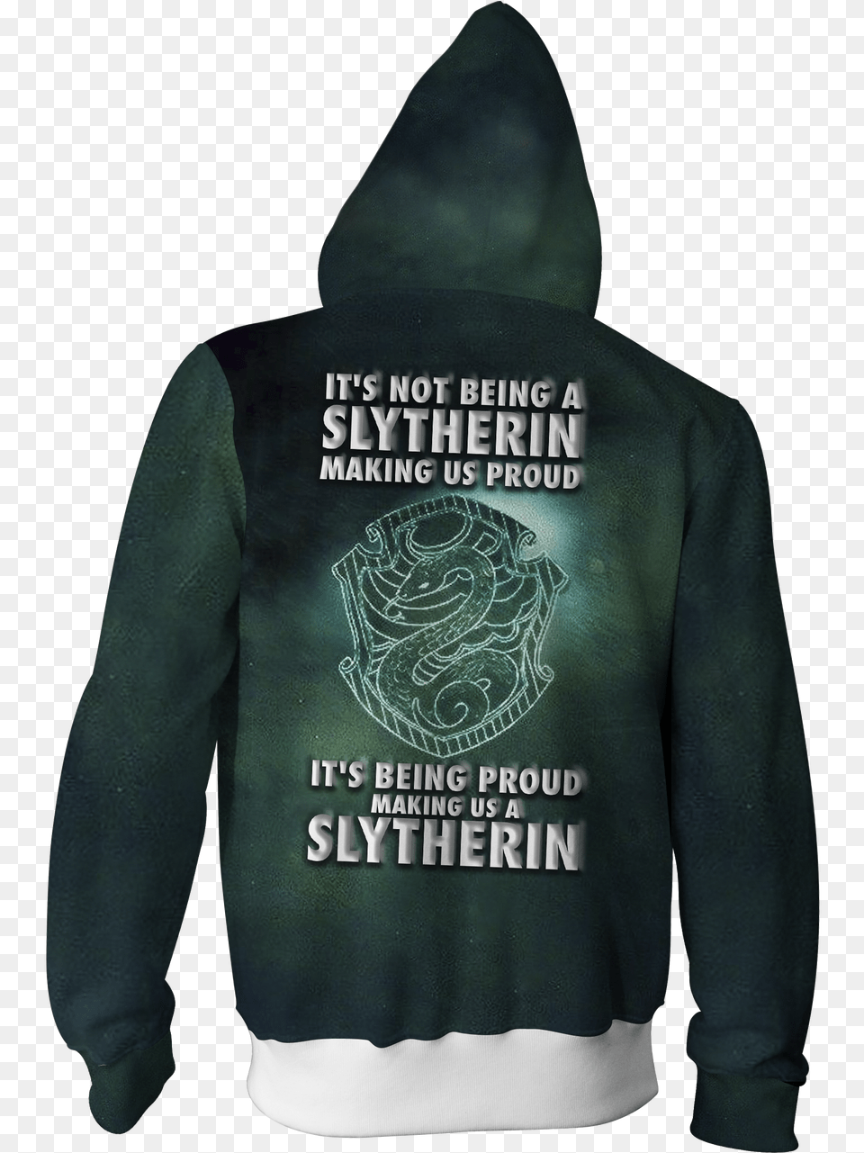It S Being Proud Making Us A Slytherin Harry Potter You Me At Six Hoodie, Clothing, Coat, Hood, Jacket Free Png
