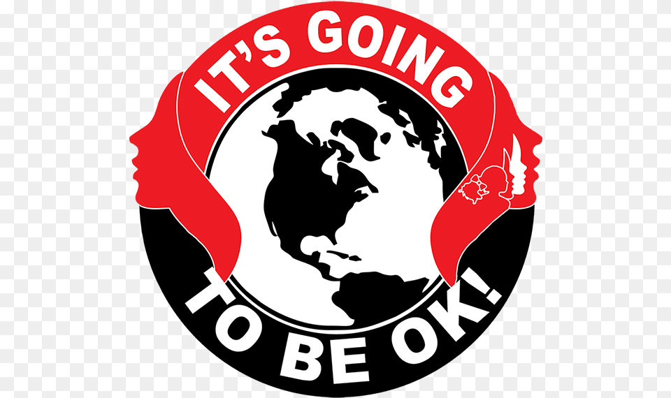 It S Going To Be Ok Inc World Purple, Logo, Face, Head, Person Free Transparent Png