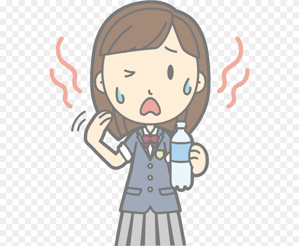 It S Hot Hot Clipart, Baby, Book, Comics, Person Png Image